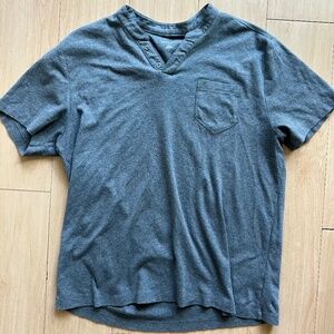 Sak's Fifth Avenue Grey Shirt Size L